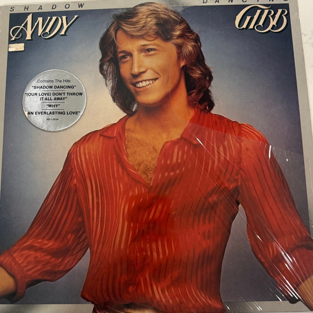 Andy Gibb Shadow Dancing Vinyl LP 1978 RSO RS-1-3034 Disco Pop Record